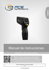 PCE Instruments PCE-MIR 10 Manual De Instrucciones