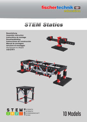 fischertechnik STEM Statics Instrucciones De Construcción