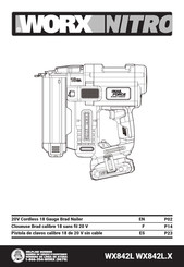 Worx Nitro WX842L X Serie Manual Del Usuario