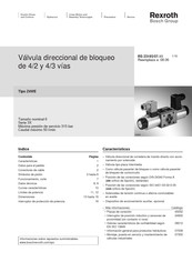 Bosch Rexroth Z4WE Serie Manual Del Usuario