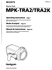 Sony Handycam MPK-TRA2 Manual De Instrucciones