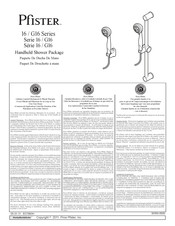 Pfister KENZO G16 Serie Manual De Instrucciones