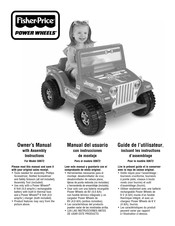 Fisher-Price POWER WHEELS X0072 Manual Del Usuario Con Instrucciones De Montaje