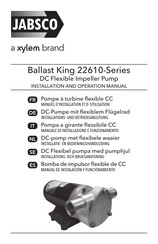 Xylem JABSCO Ballast King 22610 Serie Manual De Instalación Y Funcionamiento