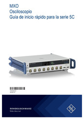 Rohde & Schwarz 1802.2000k08 Guia De Inicio Rapido