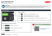 Fronius Ignis 180 TIG Instrucciones Abreviadas