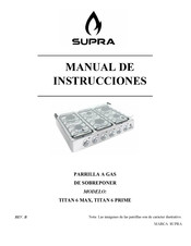 Supra TITAN 6 PRIME Manual De Instrucciones