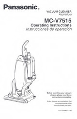 Panasonic MC-V7515 Instrucciones De Operación