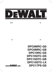 DeWalt DPC6MRC-GB Manual De Instrucciones Y Seguridad