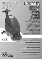 Numatic TBL4055/50 Traducción Del Manual De Uso Original