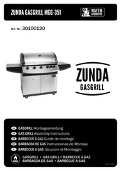 Mayer Barbecue ZUNDA MGG-351 Instrucciones De Montaje