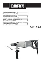 Narex EVP 16 K-2 Instrucciones De Uso Originales