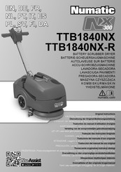 Numatic TTB1840NX Traducción Del Manual De Uso Original