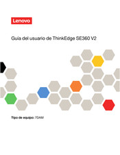 Lenovo ThinkEdge SE360 V2 Guia Del Usuario