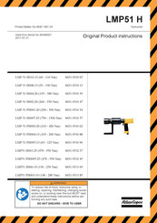 Atlas Copco LMP 51 PH001-20 Instrucciones Del Producto Original