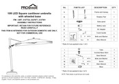 PROSHADE 2127724 Instrucciones De Ensamble