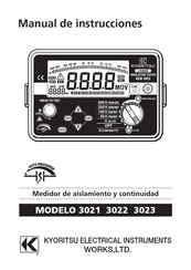 Kyoritsu Electrical Instruments Works KEW3022 Manual De Instrucciones