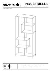 sweeek. INDUSTRIELLE INDUSHELF185BK Instrucciones De Montaje