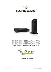 Tecnoware EVO DSP PLUS 2.400 Rack Torre PF 0.9 Manual De Usuario
