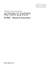 Arkray AUTION ELEVEN AE-4020 Manual De Instrucciones