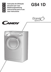 Candy GrandO Space GS4 1D Instrucciones Para El Uso