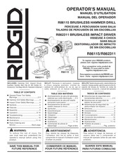 RIDGID R86115 Manual Del Operador