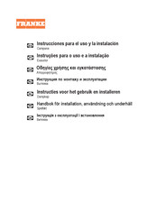 Franke FTU 3807-P W XS 89 H Instrucciones Para El Uso Y La Instalacion