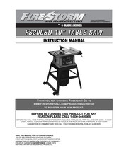 Black and Decker FIRE STORM FS200SD Manual De Instrucciones