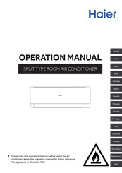 Haier AS25RBAHRA-5 Manual De Instrucciones