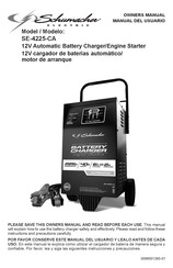 Schumacher Electric SE-4225-CA Manual Del Usuario