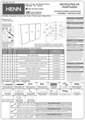 HENN CE742-131 Cinza Instrucciones De Montaje