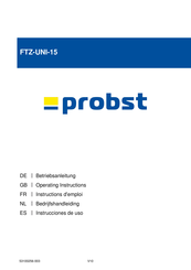 probst FTZ-UNI-15 Instrucciones De Uso