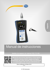 PCE Instruments PCE-TG 300-NO7 Manual De Instrucciones