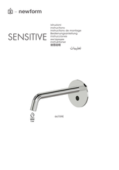 newform SENSITIVE 66709E Instrucciones