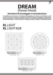 Bossini DREAM XL Serie Instrucciones De Montaje Y De Mantenimiento