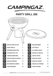 Campingaz PARTY GRILL 200 CV Instrucciones De Empleo