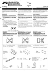 JVC KD-A605 Manual De Instalación/Conexion