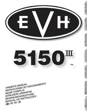 Evh 5150III 15-WATT HEAD Manual De Instrucciones