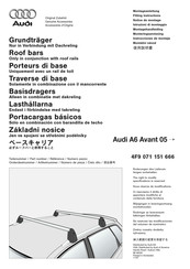 Audi 4F9 071 151 666 Instrucciones De Montaje