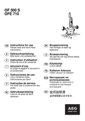 AEG OF 500 S Instrucciones De Uso