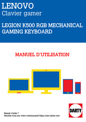 Lenovo Legion K500 Manual De Instrucciones