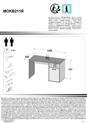 Forte MOKB211R Instrucciones De Montaje