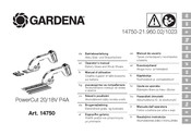 Gardena PowerCut 20/18V P4A Manual De Usuario