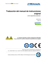 KIRSCH MED-85-DIN Traduccion Del Manual De Instrucciones Originale