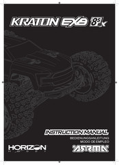 Arrma Horizon Hobby Kraton EXB 8S Modo De Empleo
