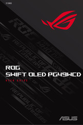 Asus ROG SWIFT PG49WCD Manual De Instrucciones