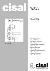 Cisal WAVE WA00751 Información Técnica