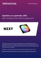 NZXT RF-C12SF-B1 Manual De Instrucciones