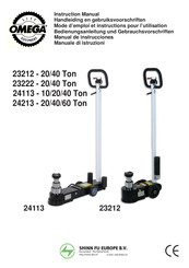 Omega Lift Equipment 23212 Manual De Instrucciones