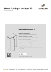 Du Pont Hawa Folding Concepta 25 Instrucciones De Planificación Y Montaje